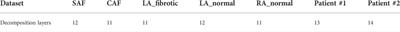 Solving the inverse problem in electrocardiography imaging for atrial fibrillation using various time-frequency decomposition techniques based on empirical mode decomposition: A comparative study